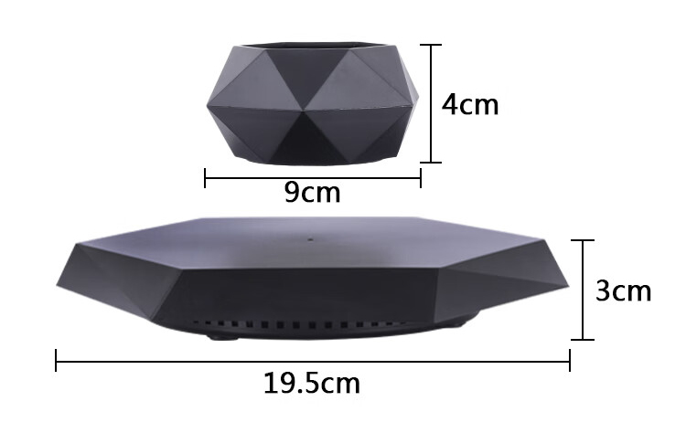 magnetic suspension pot