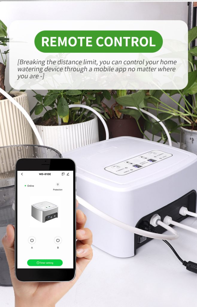 remote control of automatic watering machine